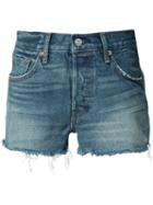 Levi's Frayed Denim Shorts, Women's, Size: 29, Blue, Cotton