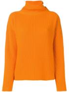 Lamberto Losani Cashmere Turtleneck Sweater - Orange