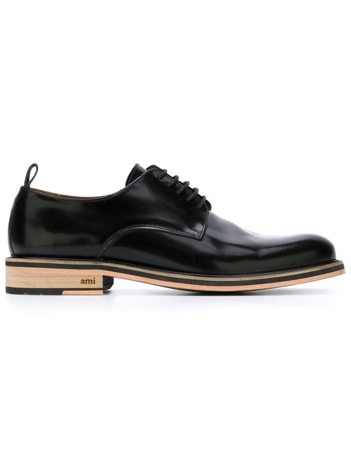Ami Alexandre Mattiussi Stacked Heel Derby Shoes