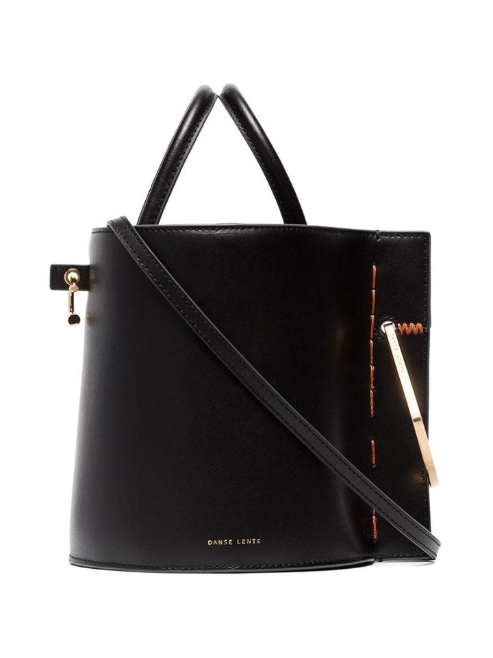 Danse Lente Black Bobbi Leather Bucket Bag