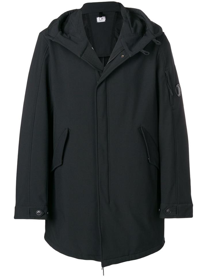 Cp Company Hooded Parka - Black