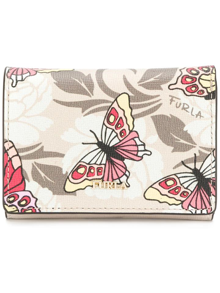 Furla Butterfly Print Wallet - Nude & Neutrals