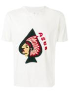 As65 Designer Print T-shirt - Neutrals