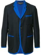 Comme Des Garçons Vintage Coloured Trim Jacket - Black