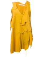 Damir Doma Tais Tank, Women's, Size: Small, Yellow/orange, Cotton