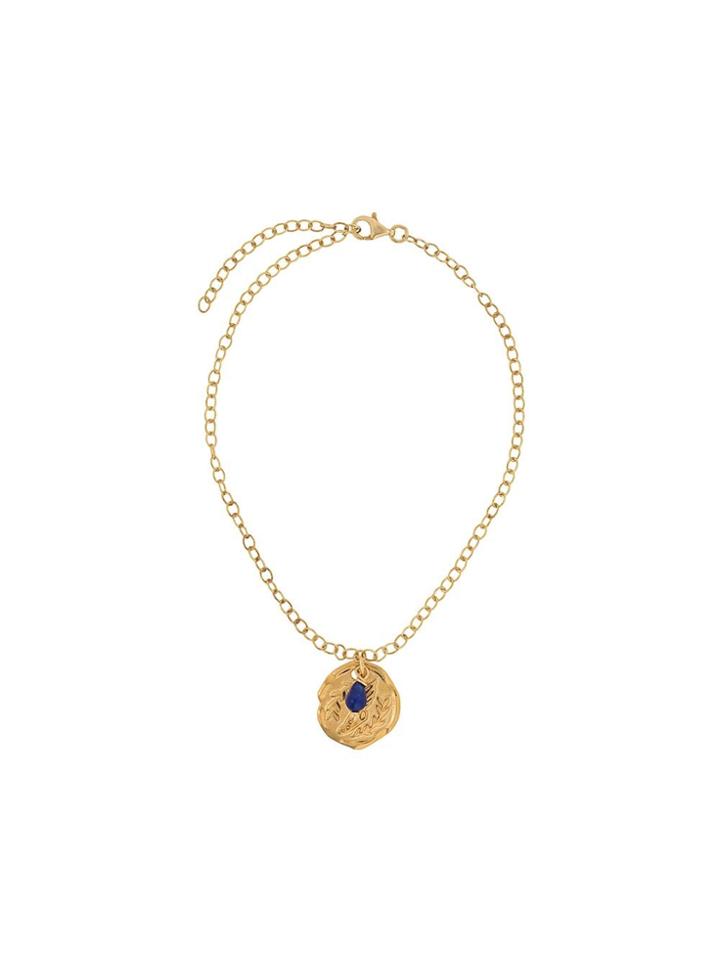 Ancient Greek Sandals Charm Chain Anklet - Gold