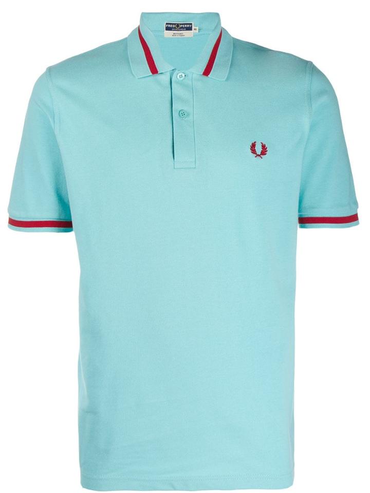 Fred Perry Single Tipped Polo Shirt - Blue