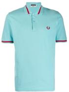 Fred Perry Single Tipped Polo Shirt - Blue