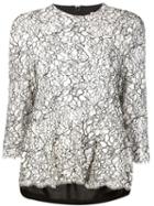 Preen By Thornton Bregazzi Floral Lace Blouse