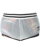 Adidas Originals Adidas Originals By Rita Ora Shorts, Women's, Size: 38, White, Polyester/spandex/elastane