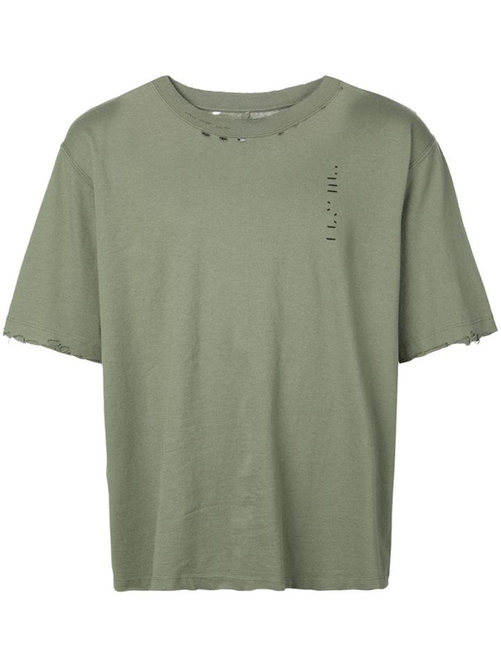 Unravel Project Classic Loose T-shirt - Green