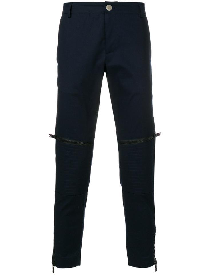 Les Hommes Urban Zipped Track Pants - Blue