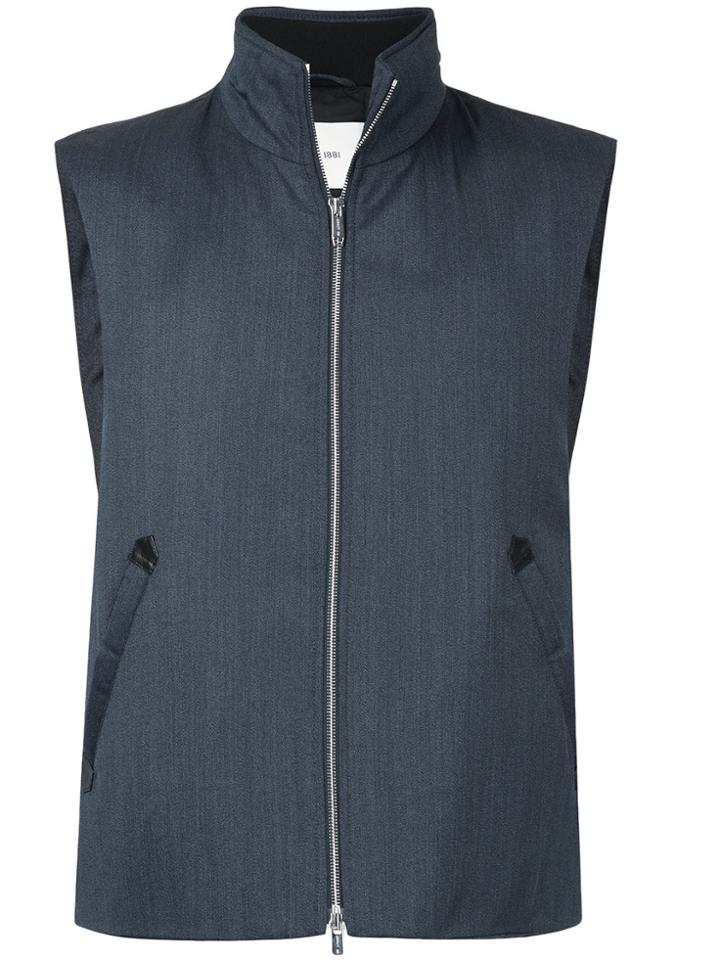 Cerruti 1881 Zipped Gilet Jacket - Blue