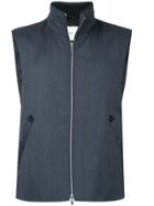 Cerruti 1881 Zipped Gilet Jacket - Blue