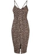 Likely Brooklyn Leopard Print Dress - Brown