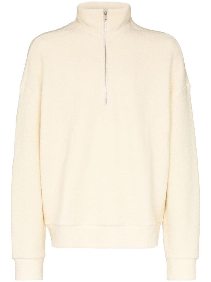 Jil Sander Jil Zip Up Swt Neut - Neutrals