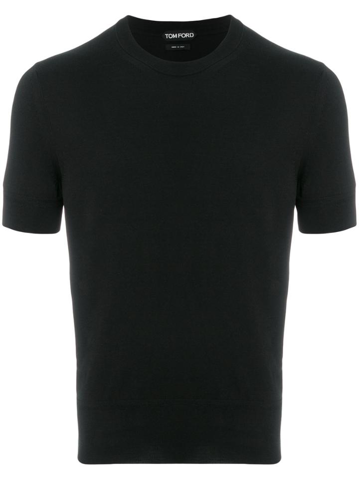 Tom Ford Plain T-shirt - Black