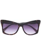 Emilio Pucci - Oversized Sunglasses - Women - Acetate - 59, Brown, Acetate