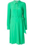 Mauro Grifoni Gathered Side Shirt Dress - Green