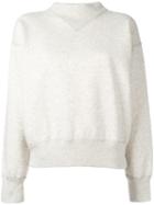 Isabel Marant Étoile Bailee Sweatshirt, Women's, Size: 38, White, Cotton/polyester