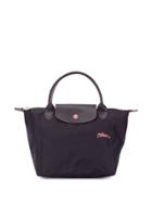 Longchamp Top Handle Tote - Purple