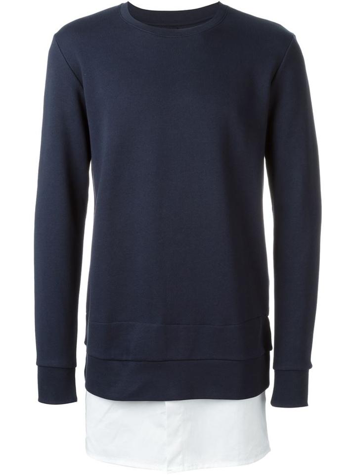 Matthew Miller Shirt Hem Sweatshirt