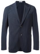 Boglioli - Striped Blazer - Men - Polyester/spandex/elastane/virgin Wool - 50, Blue, Polyester/spandex/elastane/virgin Wool