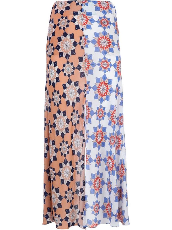 Jonathan Saunders Flower Print Skirt