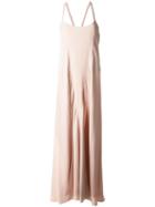 Attico 'anita Var. 4' Slip Dress, Women's, Size: 1, Pink/purple, Acetate/viscose