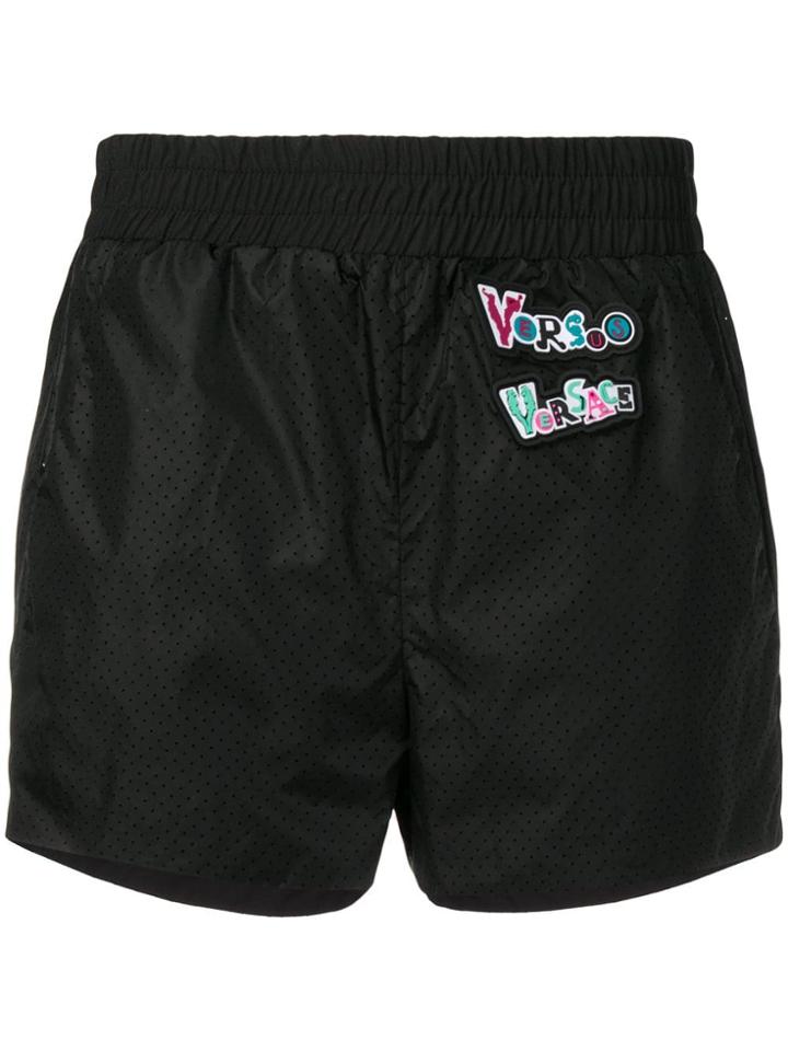 Versus Logo Shorts - Black