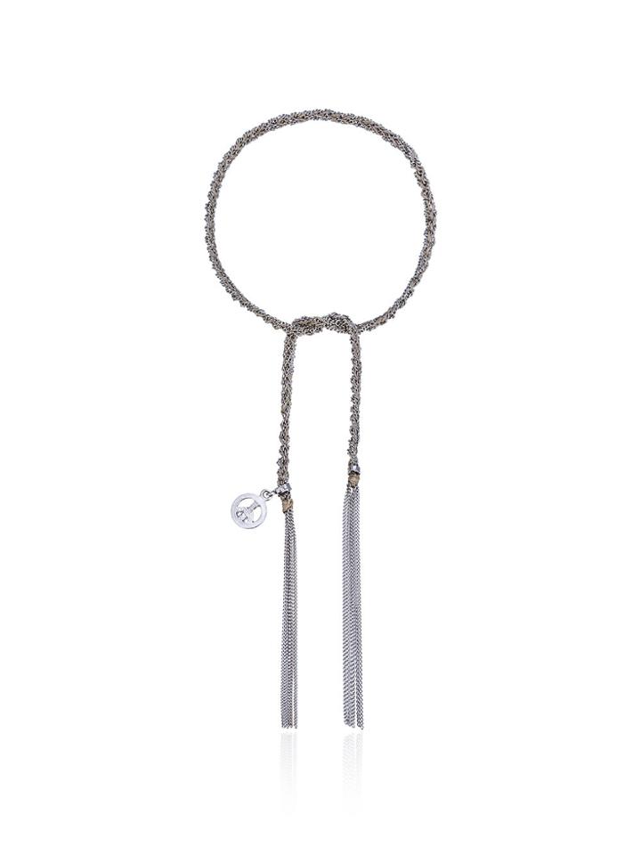 Carolina Bucci Lucky Peace Charm Bracelet - Metallic