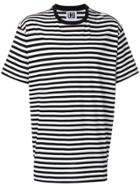 Les Hommes Striped T-shirt - White