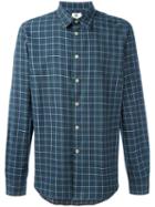 Ps By Paul Smith - Checked Shirt - Men - Cotton - Xl, Blue, Cotton