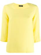 Gianluca Capannolo 3/4 Sleeve Blouse - Yellow