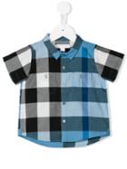 Burberry Kids - Checked Shirt - Kids - Cotton - 24 Mth, Blue