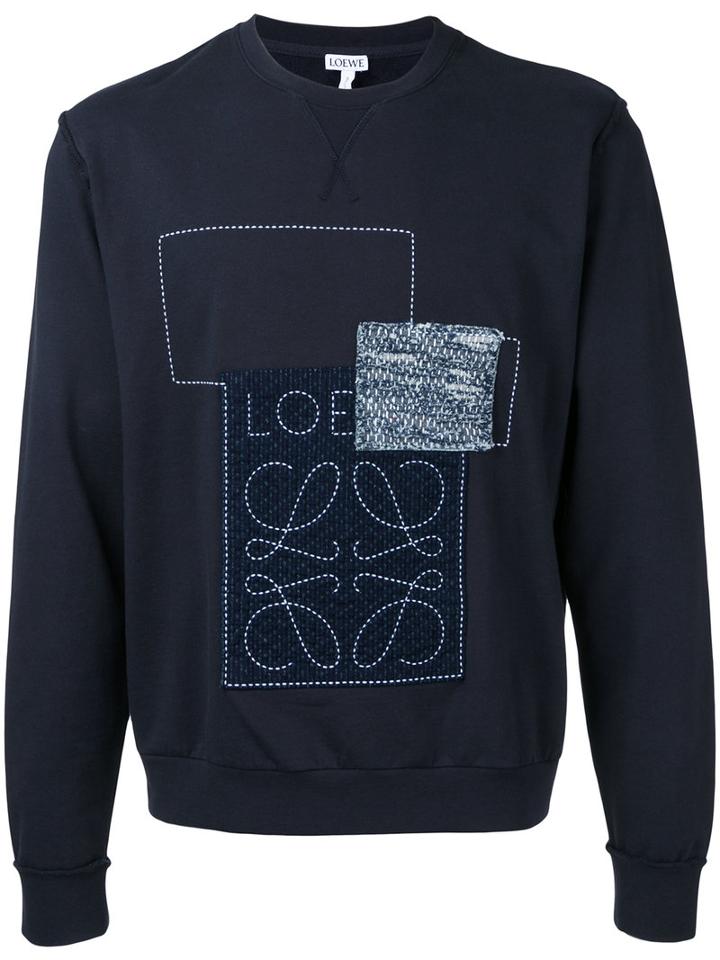 Loewe - Anagram Sweatshirt - Men - Cotton - S, Black, Cotton