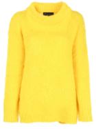 Erika Cavallini Turtleneck Sweater - Yellow