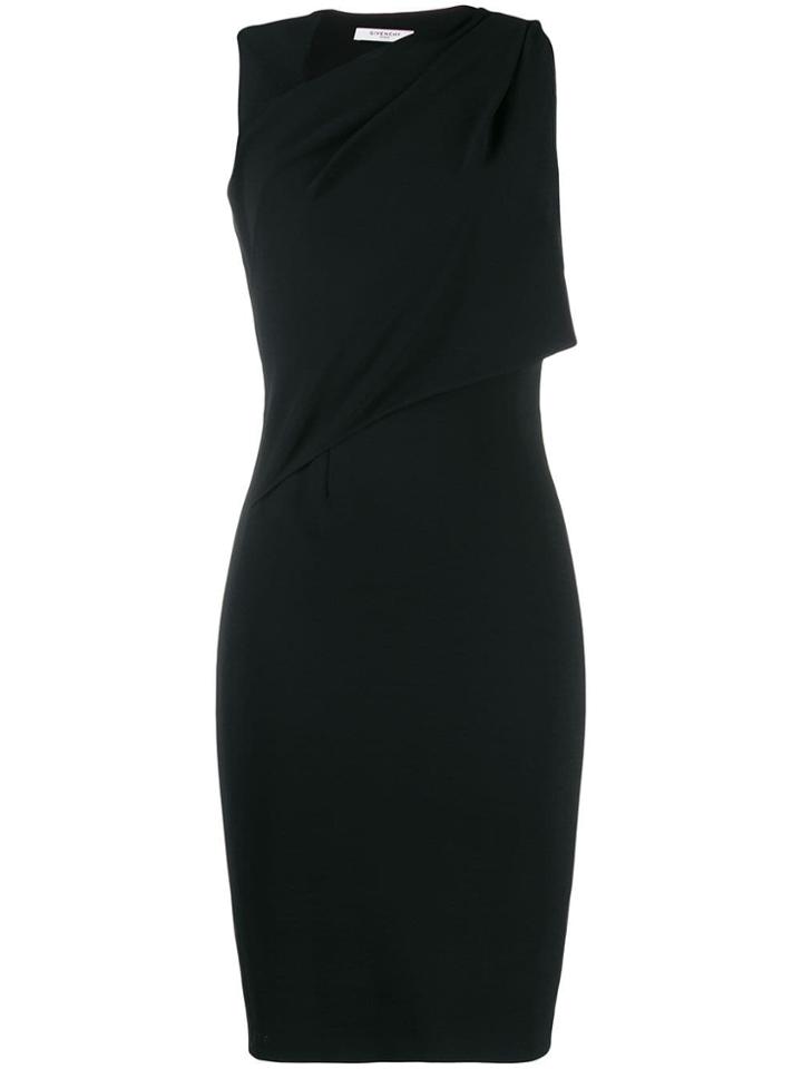 Givenchy Vintage 2000 Draped Dress - Black