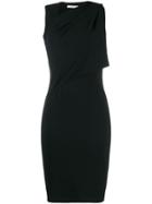 Givenchy Vintage 2000 Draped Dress - Black