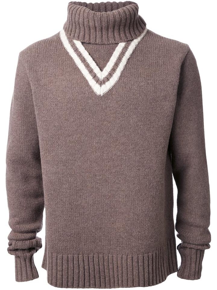 Cityshop 'tilden' Turtleneck Pullover, Men's, Size: Medium, Brown, Wool