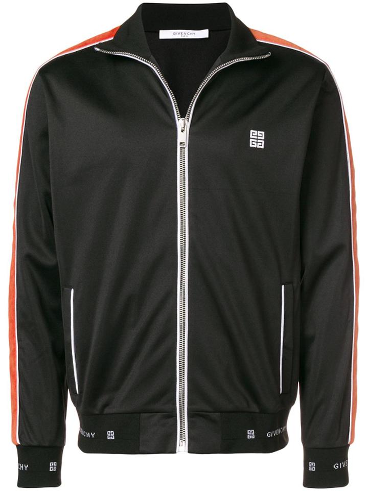 Givenchy 4g Side Stripe Track Jacket - Black