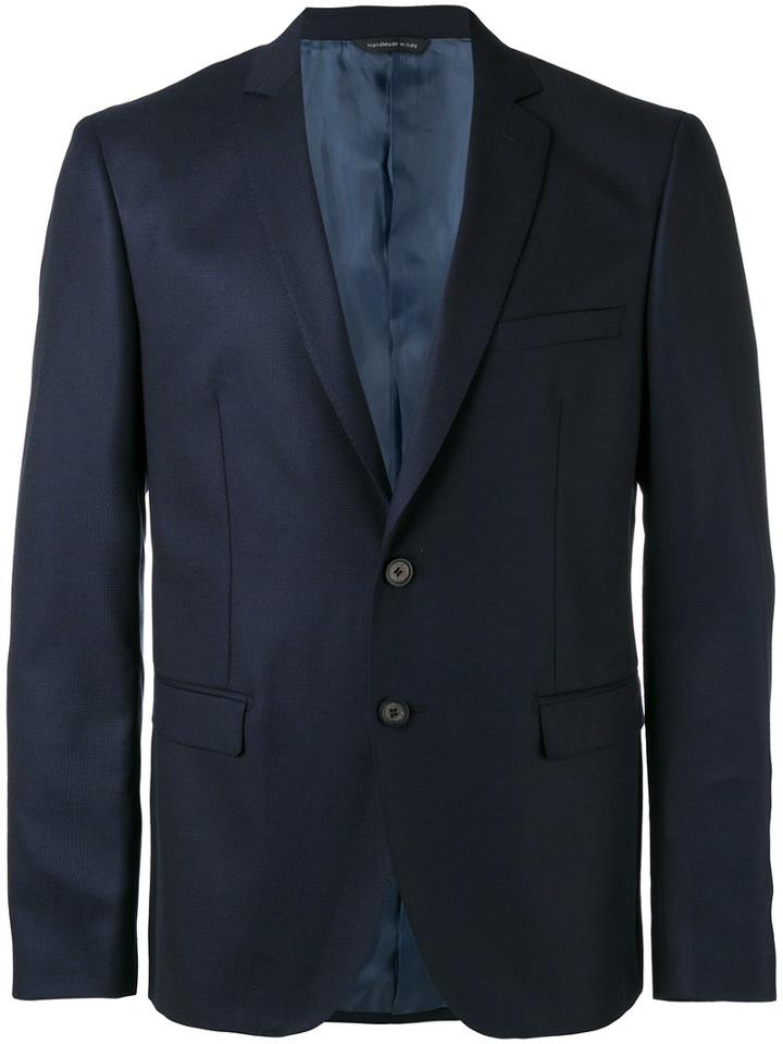 Tonello - Two Button Blazer - Men - Virgin Wool - 48, Blue, Virgin Wool