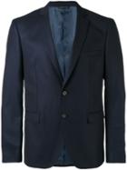 Tonello - Two Button Blazer - Men - Virgin Wool - 48, Blue, Virgin Wool