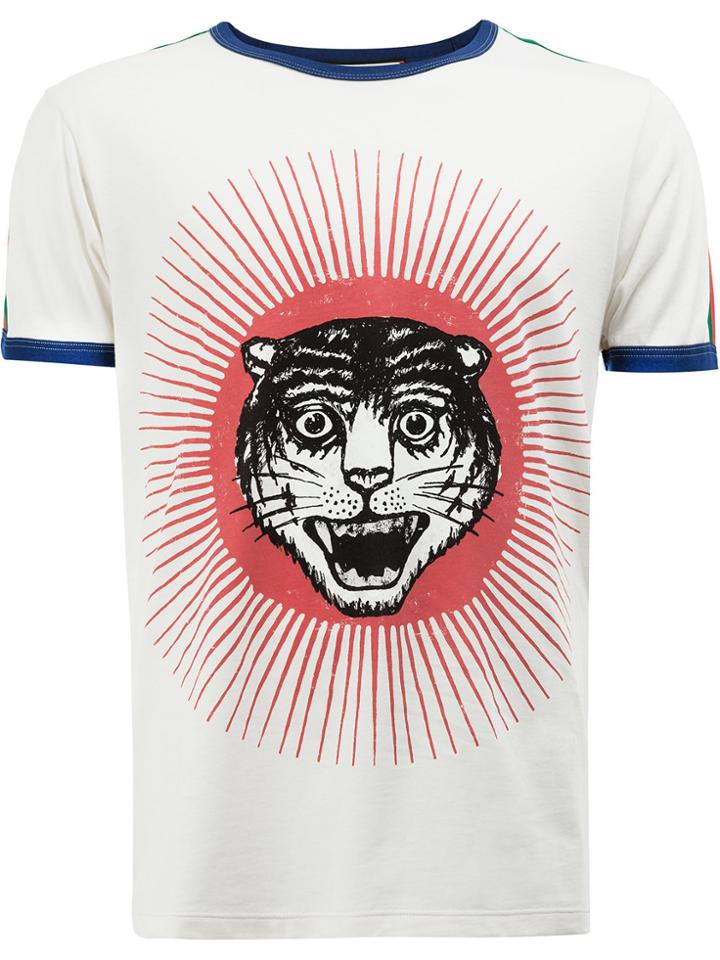 Gucci Tiger Print T-shirt - Multicolour