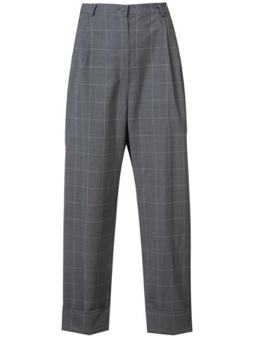 Hebe Studio Boyfriend Trousers - Grey