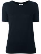 Akris Punto Short Sleeve Knitted Top, Women's, Size: 36, Black, Wool
