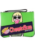 Leo 'chewingum' Clutch Bag, Women's, Green