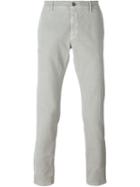 Incotex Stretch Slim-fit Trousers, Men's, Size: 32, Grey, Cotton/spandex/elastane