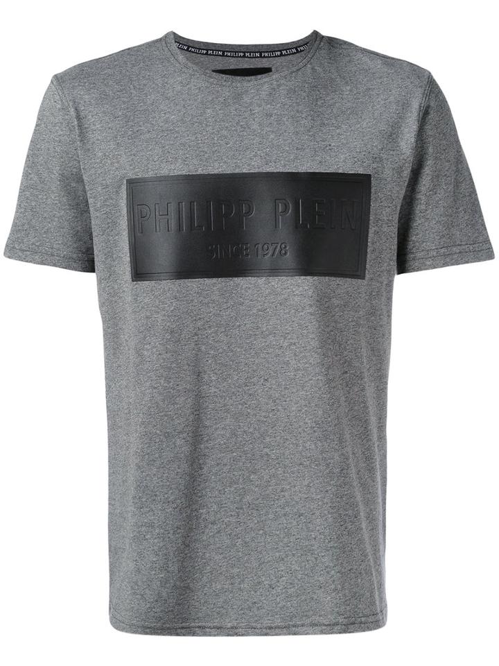 Philipp Plein - Embossed Patch T-shirt - Men - Cotton - S, Grey, Cotton