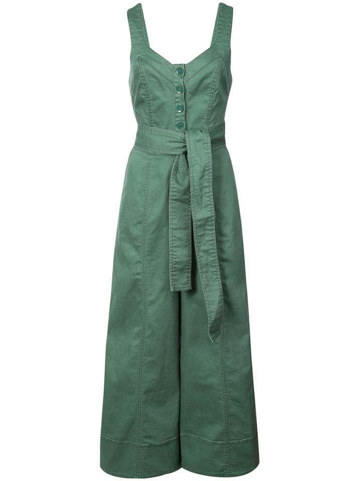 Ulla Johnson Cropped Jumpsuit - Green